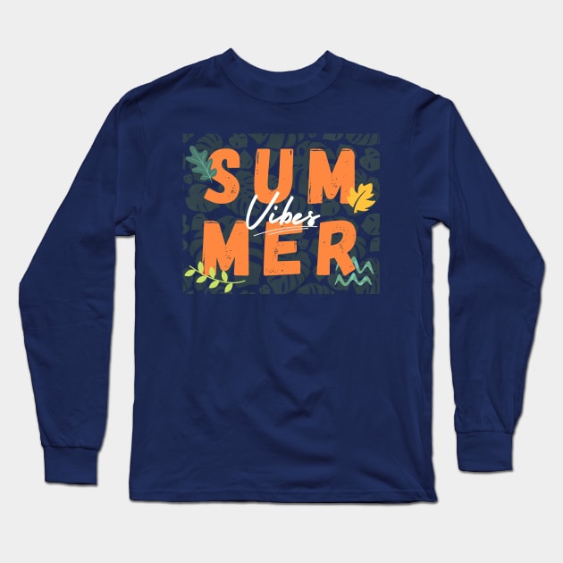 Summer Vibe Long Sleeve T-Shirt by LThings